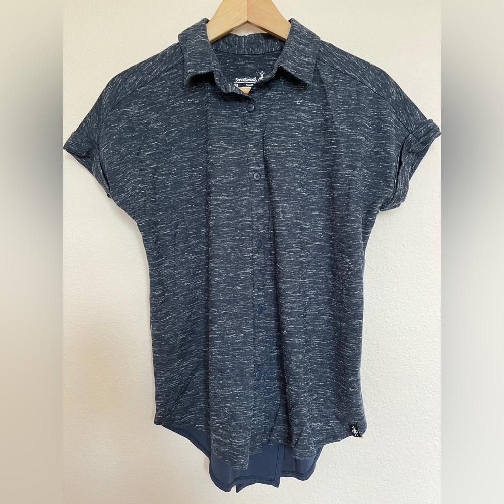 Smartwool Merino Hemp Buttondown Shirt with Crossover Back